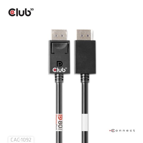 CLUB3D CAC-1092 kabel DisplayPort 1,6 m Czarny CLUB3D CAC-1092 kabel DisplayPort 1,6 m Czarny