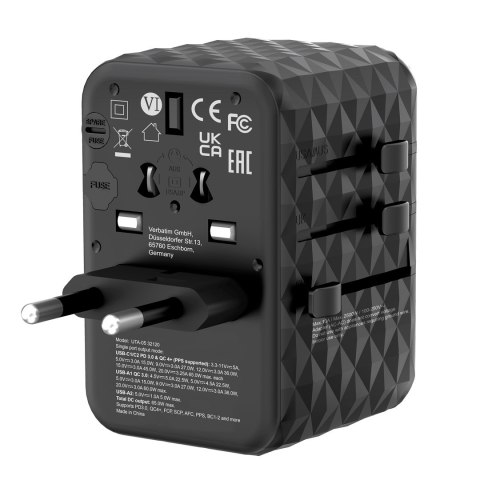 GAN III UNI.TR.CHARG UTA-05 65W/2XUSB-C QC 4+ /2 XUSB-A GAN III UNI.TR.CHARG UTA-05 65W/2XUSB-C QC 4+ /2 XUSB-A