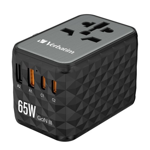 GAN III UNI.TR.CHARG UTA-05 65W/2XUSB-C QC 4+ /2 XUSB-A GAN III UNI.TR.CHARG UTA-05 65W/2XUSB-C QC 4+ /2 XUSB-A