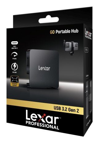 I/O HUB PROFESSIONAL GO/PORTABLE LPASL400-RNBNG LEXAR