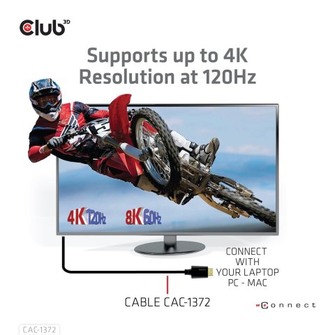 Kabel Cllub3D CAC-1372 Ultra High Speed HDMI™ Kabel Cllub3D CAC-1372 Ultra High Speed HDMI™