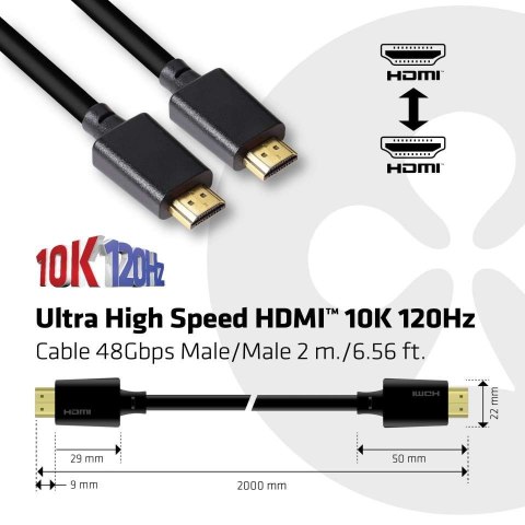 Kabel Cllub3D CAC-1372 Ultra High Speed HDMI™ Kabel Cllub3D CAC-1372 Ultra High Speed HDMI™