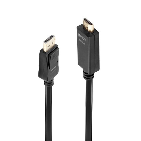 Lindy 36924 adapter kablowy 5 m DisplayPort HDMI Typu A (Standard) Czarny Lindy 36924 adapter kablowy 5 m DisplayPort HDMI Typu A (Standard) Czarny