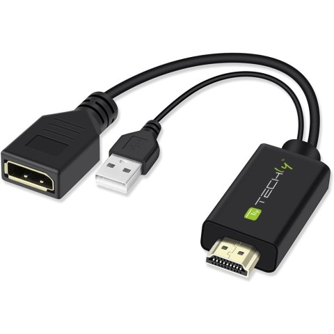 Techly ICOC HDMI-DP12A konwerter sygnału wideo 4096 x 2160 px Techly ICOC HDMI-DP12A konwerter sygnału wideo 4096 x 2160 px