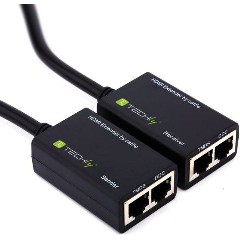 Techly IDATA EXT-E30D rozgałęziacz telewizyjny HDMI Techly IDATA EXT-E30D rozgałęziacz telewizyjny HDMI