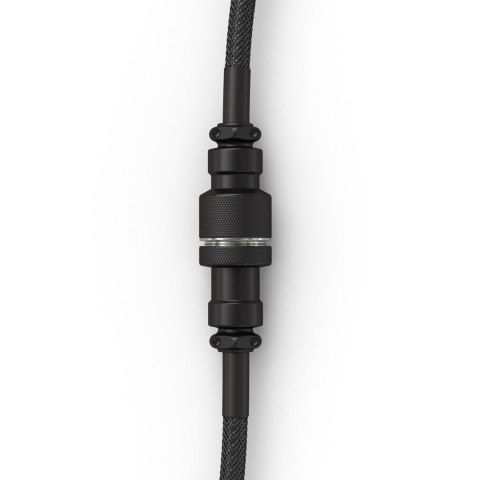 Glorious GMMK Coiled Cable Phantom Black, Spiralkabel, USB-C/USB-A, czarny Glorious GMMK Coiled Cable Phantom Black, Spiralkabel, USB-C/USB-A, czarny