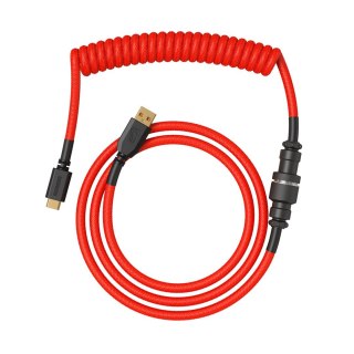 Glorious Gaming GLO-KB-ACC-CBL-COIL-CRED kabel klawiatury/myszy Czerwony 1,4 m