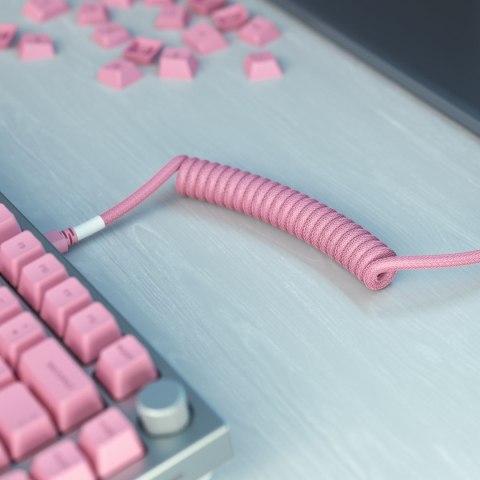 Glorious Gaming GLO-KB-ACC-CBL-COIL-PPNK kabel klawiatury/myszy Różowy 1,4 m Glorious Gaming GLO-KB-ACC-CBL-COIL-PPNK kabel klawiatury/myszy Różowy 1,4 m