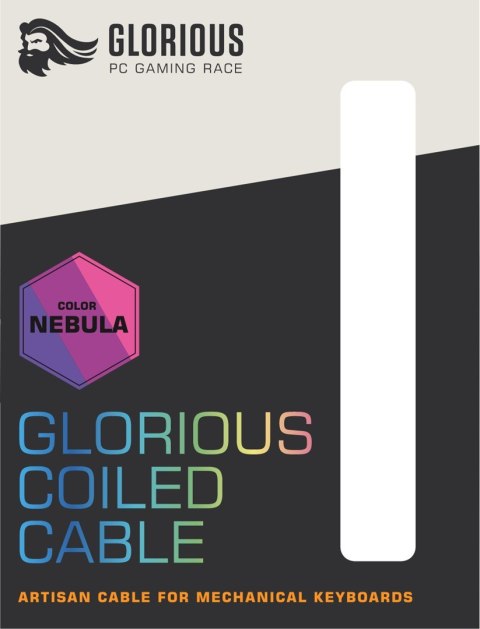 Glorious PC Gaming Race Coiled Fioletowy 1,37 m Glorious PC Gaming Race Coiled Fioletowy 1,37 m