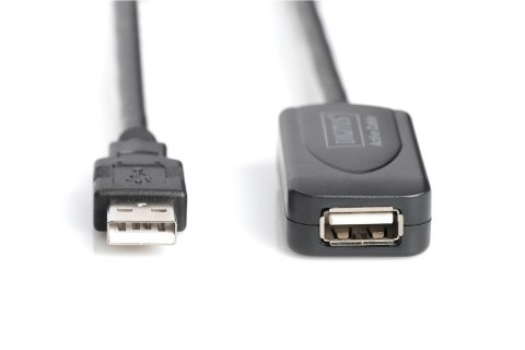 Kabel DIGITUS DA-73102 (USB ; 20m; czarny) Kabel DIGITUS DA-73102 (USB ; 20m; czarny)