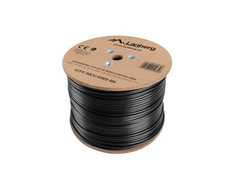 Kabel FTP Lanberg LCF5-30CU-0305-BK (F/UTP, RJ45 - F/UTP, RJ45 ; FTP; 305m; kat. 5e; kolor czarny) Kabel FTP Lanberg LCF5-30CU-0305-BK (F/UTP, RJ45 - F/UTP, RJ45 ; FTP; 305m; kat. 5e; kolor czarny)