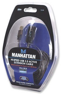 Kabel USB 2.0 przedłużacz aktywny USB-A na USB-A M/F 10m Kabel USB 2.0 przedłużacz aktywny USB-A na USB-A M/F 10m