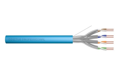 Kabel instalacyjny DIGITUS kat.6A, U/FTP, Dca, AWG 23/1, LSOH, 100m, niebieski Kabel instalacyjny DIGITUS kat.6A, U/FTP, Dca, AWG 23/1, LSOH, 100m, niebieski