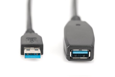Kabel przedłużający USB 3.0 SuperSpeed 20mTyp USB A/USB A M/Ż aktywny czarny 20m Kabel przedłużający USB 3.0 SuperSpeed 20mTyp USB A/USB A M/Ż aktywny czarny 20m