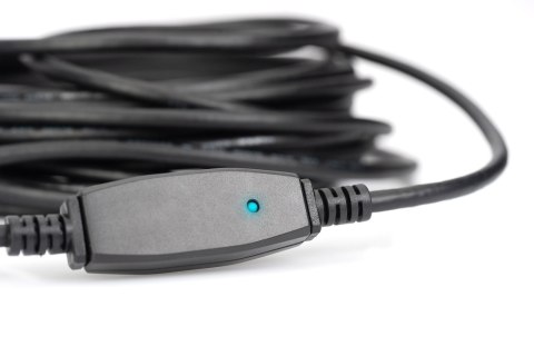 Kabel przedłużający USB 3.0 SuperSpeed 20mTyp USB A/USB A M/Ż aktywny czarny 20m Kabel przedłużający USB 3.0 SuperSpeed 20mTyp USB A/USB A M/Ż aktywny czarny 20m