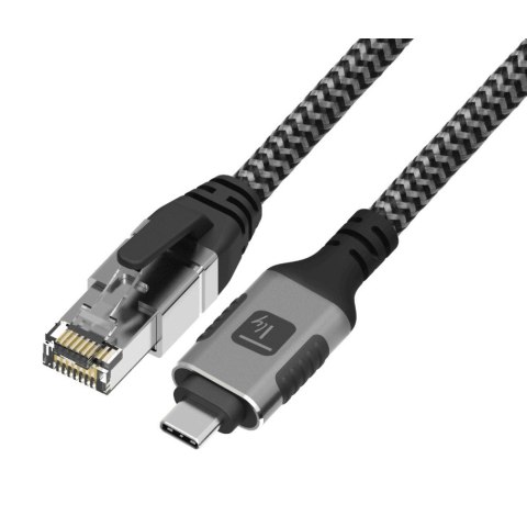 Techly ICOC U3C-RJ45-030 kabel sieciowy Srebrny, Czarny 3 m Cat6 F/UTP (FTP) Techly ICOC U3C-RJ45-030 kabel sieciowy Srebrny, Czarny 3 m Cat6 F/UTP (FTP)
