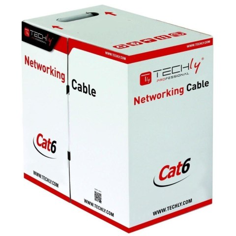 Techly ITP9-RIS-0305 kabel sieciowy Szary 305 m Cat6 S/FTP (S-STP) Techly ITP9-RIS-0305 kabel sieciowy Szary 305 m Cat6 S/FTP (S-STP)