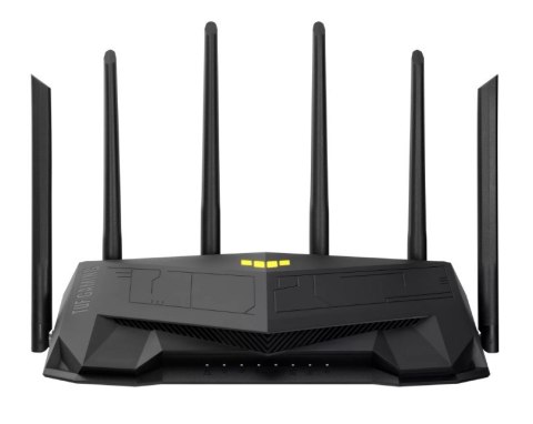 ASUS TUF Gaming AX6000 (TUF-AX6000) router bezprzewodowy Gigabit Ethernet Dual-band (2.4 GHz/5 GHz) Czarny ASUS TUF Gaming AX6000 (TUF-AX6000) router bezprzewodowy Gigabit Ethernet Dual-band (2.4 GHz/5 GHz) Czarny