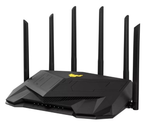 ASUS TUF Gaming AX6000 (TUF-AX6000) router bezprzewodowy Gigabit Ethernet Dual-band (2.4 GHz/5 GHz) Czarny ASUS TUF Gaming AX6000 (TUF-AX6000) router bezprzewodowy Gigabit Ethernet Dual-band (2.4 GHz/5 GHz) Czarny