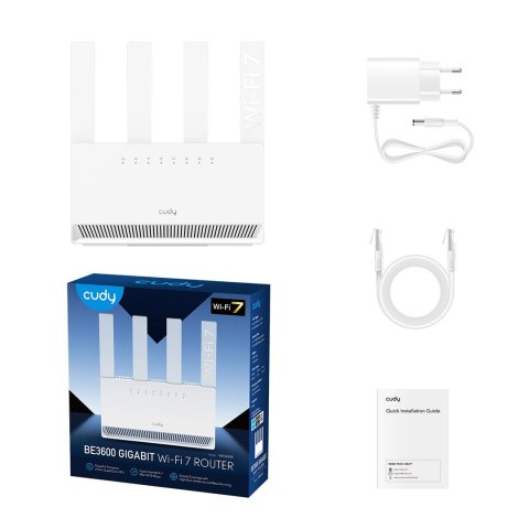 Router CUDY WR3600E BE3600 Gigabit Wi-Fi 7 Mesh