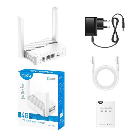 Router Cudy N300 Wi-Fi 4G LTE Cat4 Router Cudy N300 Wi-Fi 4G LTE Cat4