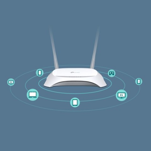 TP-Link TL-MR3420 router bezprzewodowy Fast Ethernet Jedna częstotliwości (2,4 GHz) Czarny, Biały TP-Link TL-MR3420 router bezprzewodowy Fast Ethernet Jedna częstotliwości (2,4 GHz) Czarny, Biały