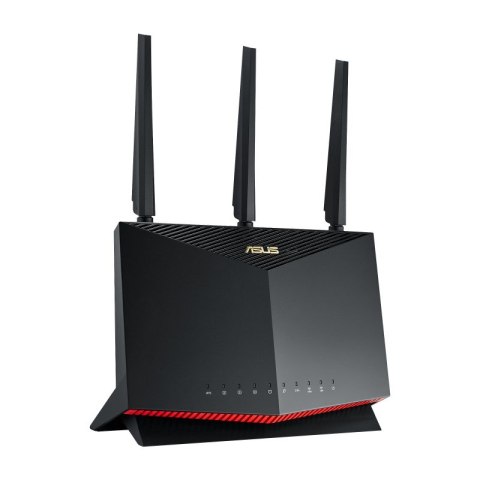 ASUS AX5700 RT-AX86U PRO router bezprzewodowy Gigabit Ethernet Dual-band (2.4 GHz/5 GHz) 4G Czarny, Czerwony ASUS AX5700 RT-AX86U PRO router bezprzewodowy Gigabit Ethernet Dual-band (2.4 GHz/5 GHz) 4G Czarny, Czerwony