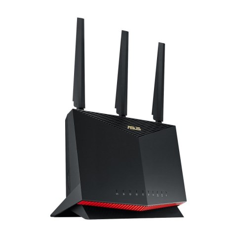 ASUS AX5700 RT-AX86U PRO router bezprzewodowy Gigabit Ethernet Dual-band (2.4 GHz/5 GHz) 4G Czarny, Czerwony ASUS AX5700 RT-AX86U PRO router bezprzewodowy Gigabit Ethernet Dual-band (2.4 GHz/5 GHz) 4G Czarny, Czerwony