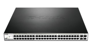 D-Link DGS-1210-52MP - Zarządzany - L2 - Gigabit Ethernet (10/100/1000) - Pełny dupleks - Power over Ethernet (PoE)