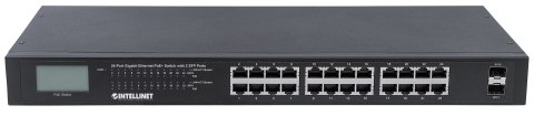 INTELLINET SWITCH GIGABIT 24X RJ45 POE+, 2X SFP, W INTELLINET SWITCH GIGABIT 24X RJ45 POE+, 2X SFP, W