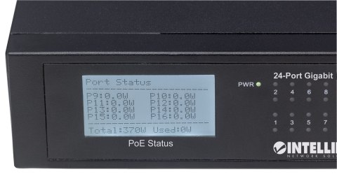 INTELLINET SWITCH GIGABIT 24X RJ45 POE+, 2X SFP, W INTELLINET SWITCH GIGABIT 24X RJ45 POE+, 2X SFP, W