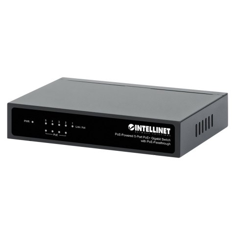 INTELLINET SWITCH GIGABIT 5XPOE PASSTHROUGH ZASILANY POE LUB AC, 68W 561082 INTELLINET SWITCH GIGABIT 5XPOE PASSTHROUGH ZASILANY POE LUB AC, 68W 561082