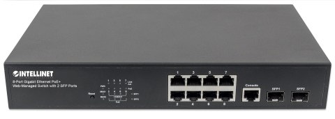 Intellinet 561167 łącza sieciowe Zarządzany Gigabit Ethernet (10/100/1000) Obsługa PoE Czarny Intellinet 561167 łącza sieciowe Zarządzany Gigabit Ethernet (10/100/1000) Obsługa PoE Czarny