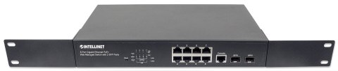 Intellinet 561167 łącza sieciowe Zarządzany Gigabit Ethernet (10/100/1000) Obsługa PoE Czarny Intellinet 561167 łącza sieciowe Zarządzany Gigabit Ethernet (10/100/1000) Obsługa PoE Czarny