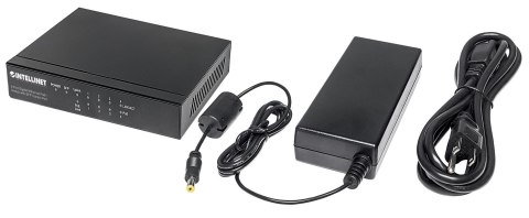 Intellinet 561174 łącza sieciowe Gigabit Ethernet (10/100/1000) Obsługa PoE Czarny Intellinet 561174 łącza sieciowe Gigabit Ethernet (10/100/1000) Obsługa PoE Czarny