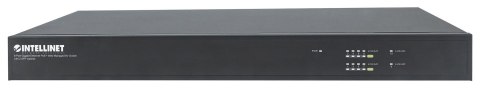 Intellinet 561433 łącza sieciowe Zarządzany Gigabit Ethernet (10/100/1000) Obsługa PoE Czarny