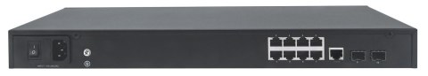 Intellinet 561433 łącza sieciowe Zarządzany Gigabit Ethernet (10/100/1000) Obsługa PoE Czarny