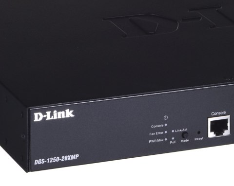 Przełącznik D-Link DGS-1250-28XMP E DGS125028XMP - Przełącznik - Światłowód Przełącznik D-Link DGS-1250-28XMP E DGS125028XMP - Przełącznik - Światłowód