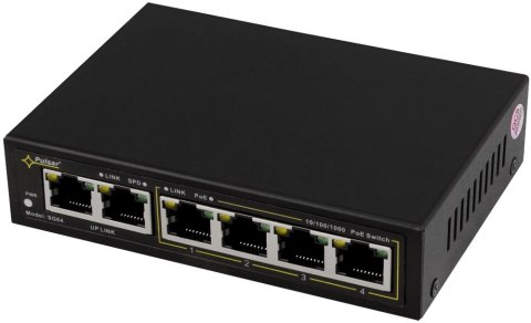 Switch Poe Sg-64 4-Portowy Pulsar Switch Poe Sg-64 4-Portowy Pulsar
