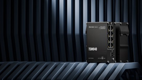 Teltonika NETWORKS TSW040 8-Port PoE+ Switch Nie zarządzany Fast Ethernet (10/100) Obsługa PoE Czarny Teltonika NETWORKS TSW040 8-Port PoE+ Switch Nie zarządzany Fast Ethernet (10/100) Obsługa PoE Czarny