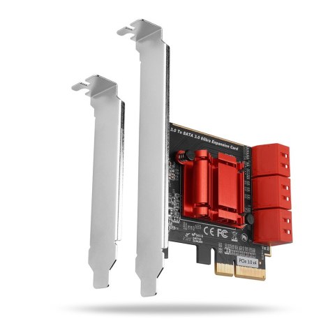 AXAGON PCES-SA6 Kontroler PCIe 6x wewn. AXAGON PCES-SA6 Kontroler PCIe 6x wewn.