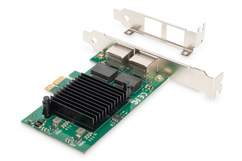 DIGITUS KARTA SIECIOWA PCIE PRZEWODOWA 2X RJ45 GIGABIT 10/100/1000MBPS LOW PROFILE DN-10132 DIGITUS KARTA SIECIOWA PCIE PRZEWODOWA 2X RJ45 GIGABIT 10/100/1000MBPS LOW PROFILE DN-10132