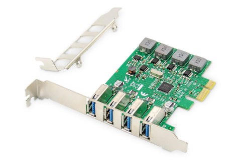 Digitus Karta złącze USB 3.0 PCI Express Add-On, 4 porty Digitus Karta złącze USB 3.0 PCI Express Add-On, 4 porty