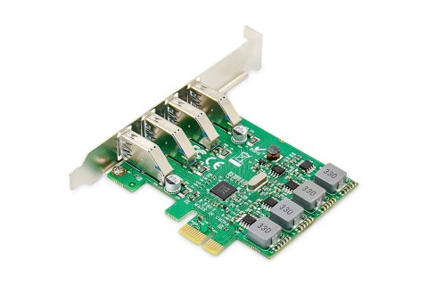 Digitus Karta złącze USB 3.0 PCI Express Add-On, 4 porty Digitus Karta złącze USB 3.0 PCI Express Add-On, 4 porty