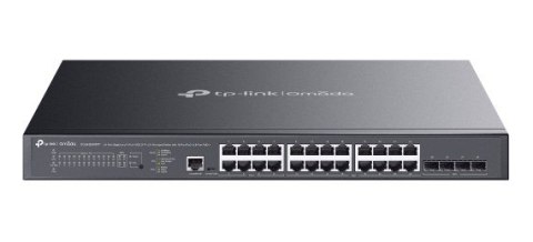 TP-Link Omada SG3428XMPP łącza sieciowe Zarządzany L2+ Gigabit Ethernet (10/100/1000) Obsługa PoE 1U Czarny TP-Link Omada SG3428XMPP łącza sieciowe Zarządzany L2+ Gigabit Ethernet (10/100/1000) Obsługa PoE 1U Czarny