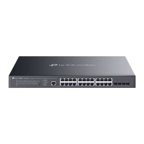 TP-Link Omada SG3428XMPP łącza sieciowe Zarządzany L2+ Gigabit Ethernet (10/100/1000) Obsługa PoE 1U Czarny TP-Link Omada SG3428XMPP łącza sieciowe Zarządzany L2+ Gigabit Ethernet (10/100/1000) Obsługa PoE 1U Czarny