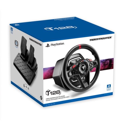 Thrustmaster T128 Czarny USB Kierownica + pedały Analogowy PC, PlayStation 4, PlayStation 5 Thrustmaster T128 Czarny USB Kierownica + pedały Analogowy PC, PlayStation 4, PlayStation 5