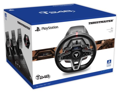 Thrustmaster T248 Czarny Kierownica + pedały PC, PlayStation 4, PlayStation 5 Thrustmaster T248 Czarny Kierownica + pedały PC, PlayStation 4, PlayStation 5