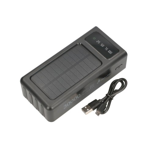 EXTRALINK EPB-093 30000MAH SOLAR POWER BANK CZARNY EXTRALINK EPB-093 30000MAH SOLAR POWER BANK CZARNY