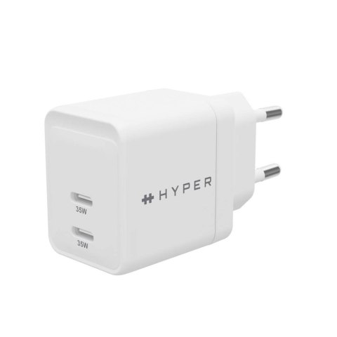 HYPER HJG35EU ładowarka do urządzeń przenośnych Słuchawki, Zestaw słuchawkowy, Smartfon, Oglądaj Biały Prąd przemienny Szybkie ł HYPER HJG35EU ładowarka do urządzeń przenośnych Słuchawki, Zestaw słuchawkowy, Smartfon, Oglądaj Biały Prąd przemienny Szybkie ł